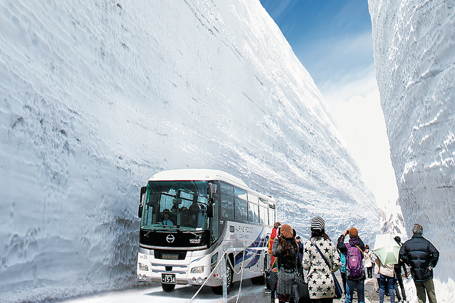 ชมกำแพงหิมะ Japan Alps